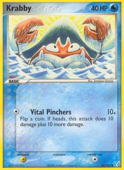 Krabby 54/100 Crystal Guardians