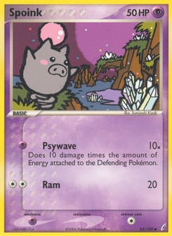 Spoink 62/100 Crystal Guardians
