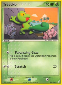 Treecko 67/100 Crystal Guardians