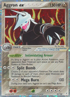 Aggron ex 89/100 Crystal Guardians