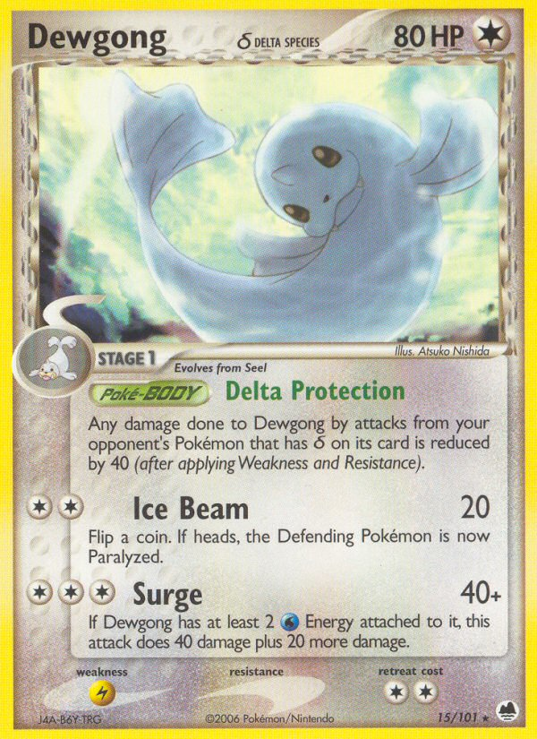 Dewgong δ 15/101 Dragon Frontiers