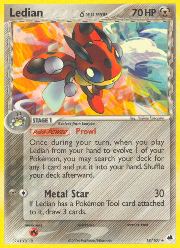 Ledian δ 18/101 Dragon Frontiers