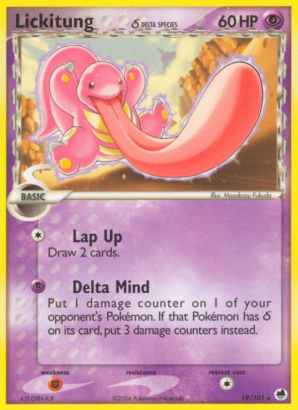 Lickitung δ 19/101 Dragon Frontiers