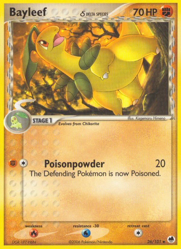Bayleef δ 26/101 Dragon Frontiers