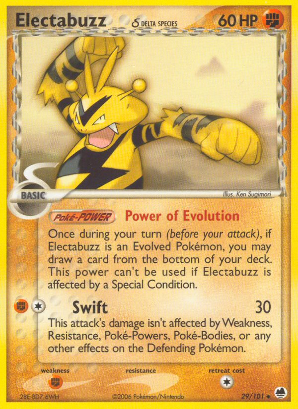 Electabuzz δ 29/101 Dragon Frontiers