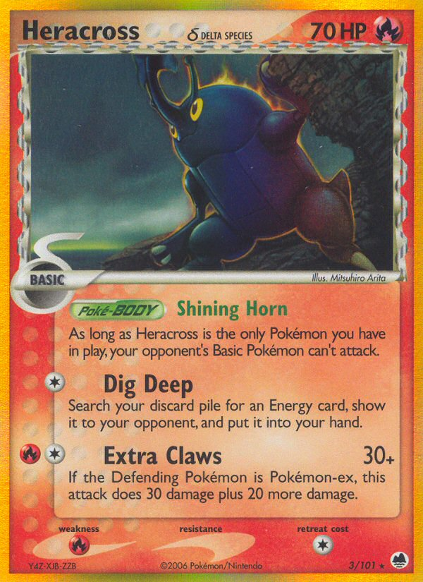 Heracross δ 3/101 Dragon Frontiers