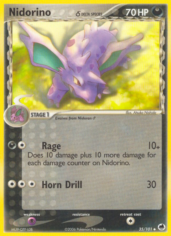 Nidorino δ 35/101 Dragon Frontiers