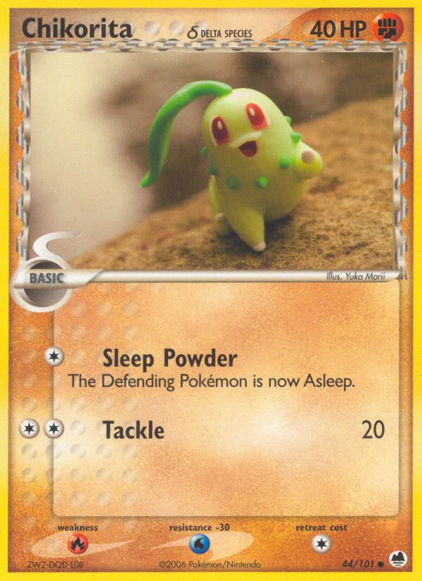 Chikorita δ 44/101 Dragon Frontiers