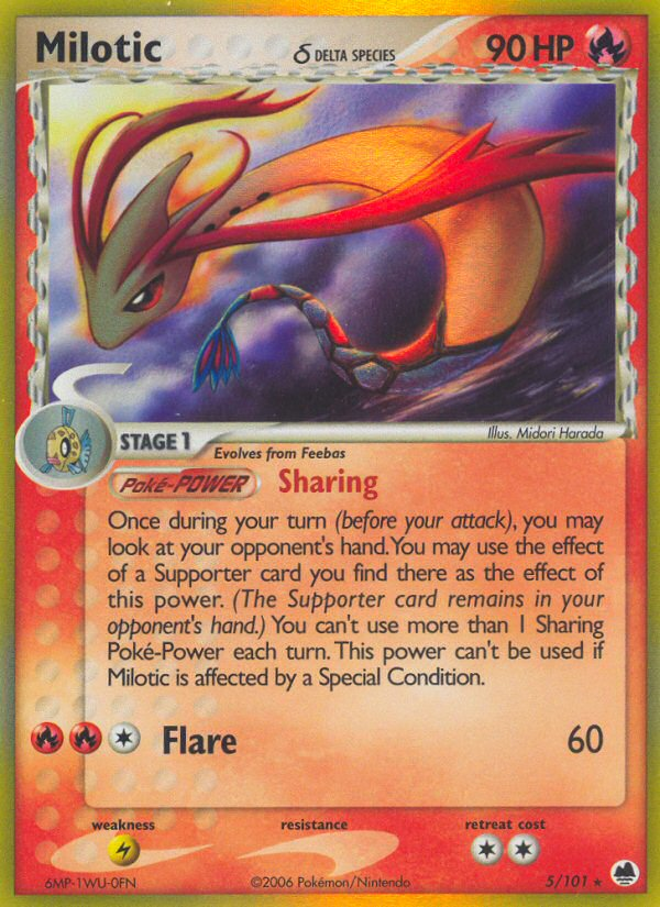 Milotic δ 5/101 Dragon Frontiers