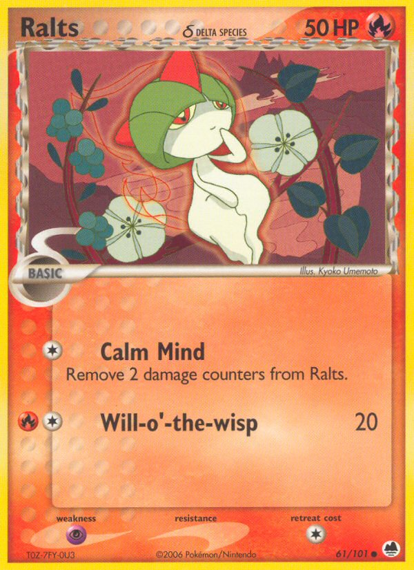 Ralts δ 61/101 Dragon Frontiers