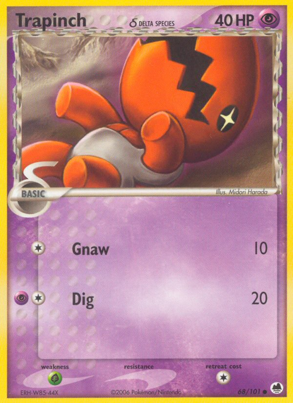 Trapinch δ 68/101 Dragon Frontiers