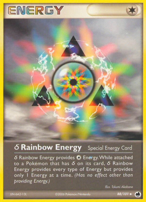 δ Rainbow Energy 88/101 Dragon Frontiers