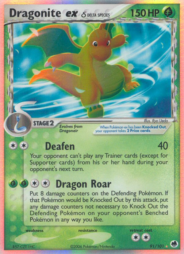 Dragonite ex δ 91/101 Dragon Frontiers