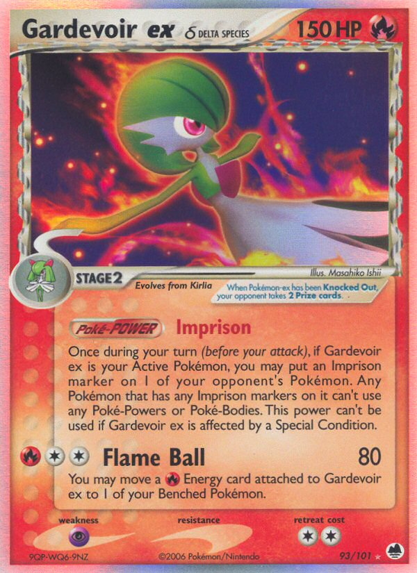 Gardevoir ex δ 93/101 Dragon Frontiers