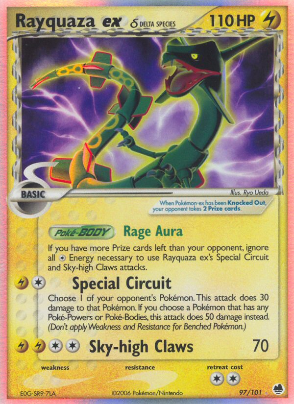Rayquaza ex δ 97/101 Dragon Frontiers
