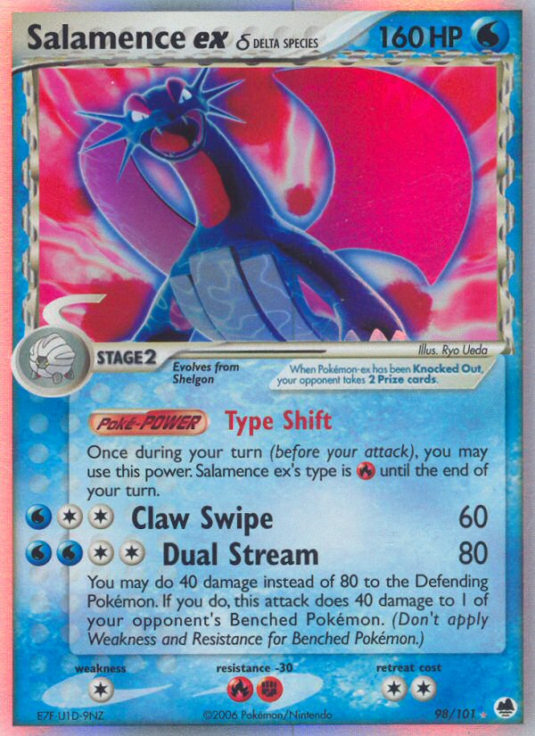 Salamence ex δ 98/101 Dragon Frontiers