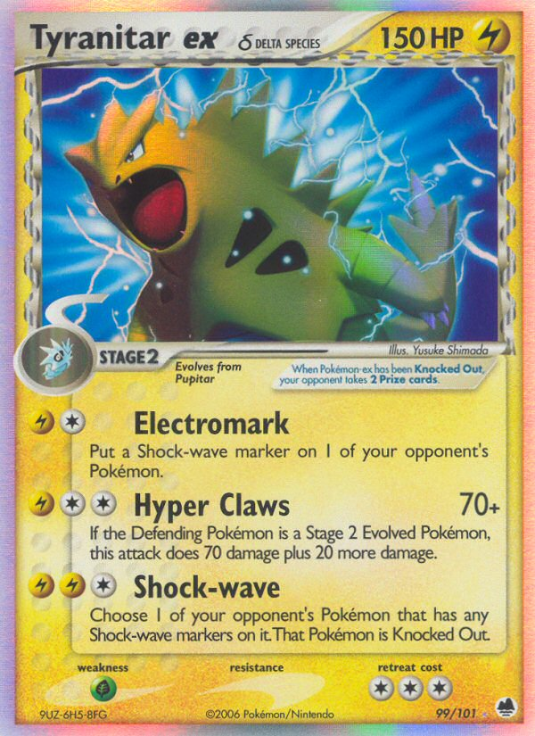 Tyranitar ex δ 99/101 Dragon Frontiers
