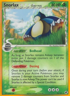 Snorlax δ 10/101 Dragon Frontiers