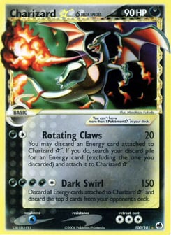 Charizard ☆ δ 100/101 Dragon Frontiers