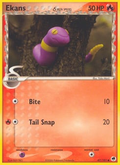 Ekans δ 47/101 Dragon Frontiers