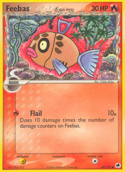 Feebas δ 49/101 Dragon Frontiers