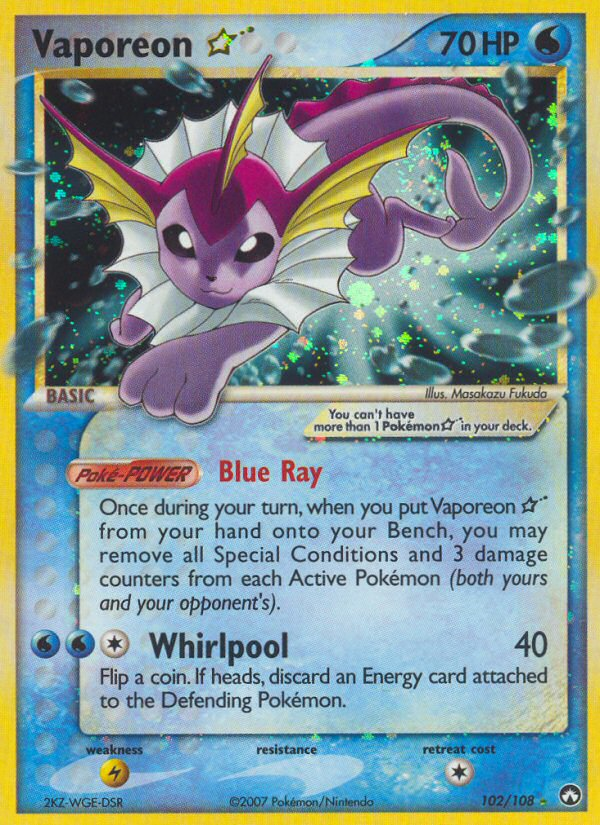 Vaporeon ☆ 102/108 Power Keepers