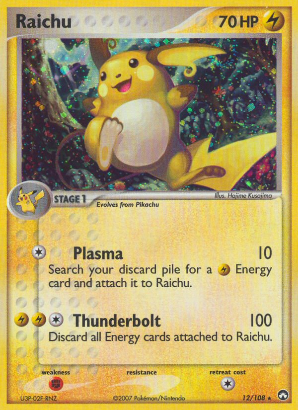 Raichu 12/108 Power Keepers
