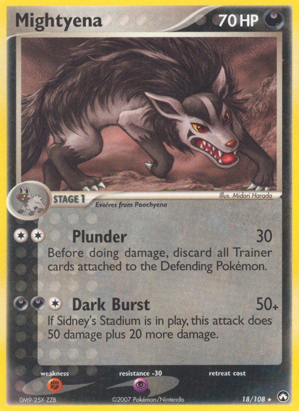 Mightyena 18/108 Power Keepers