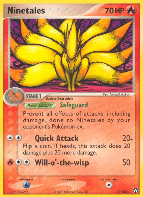 Ninetales 19/108 Power Keepers