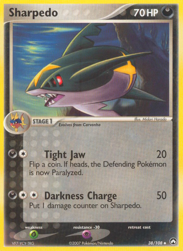 Sharpedo 38/108 Power Keepers