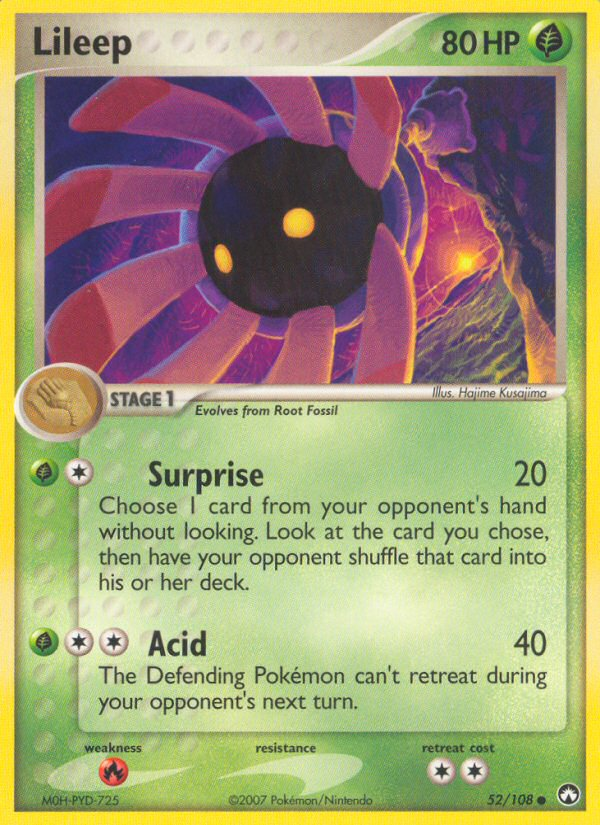 Lileep 52/108 Power Keepers