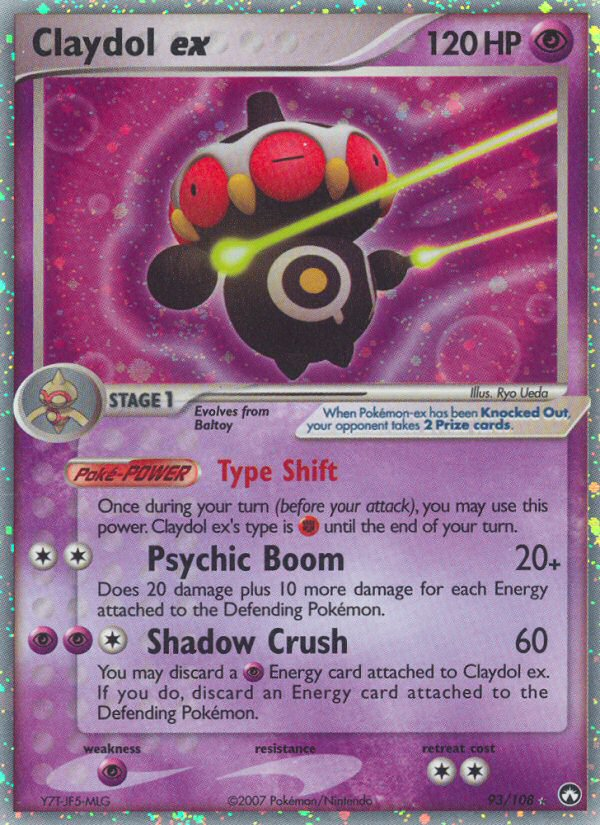Claydol ex 93/108 Power Keepers