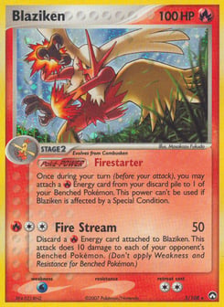 Blaziken 5/108 Power Keepers