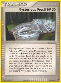 Mysterious Fossil 85/108 Power Keepers
