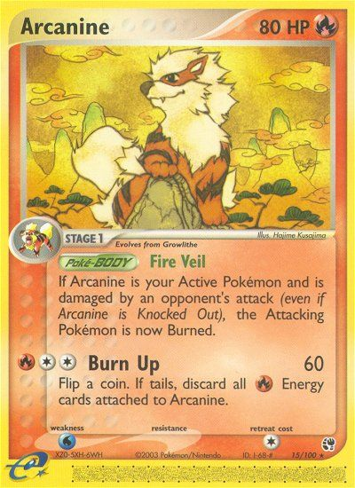 Arcanine 15/100 Sandstorm