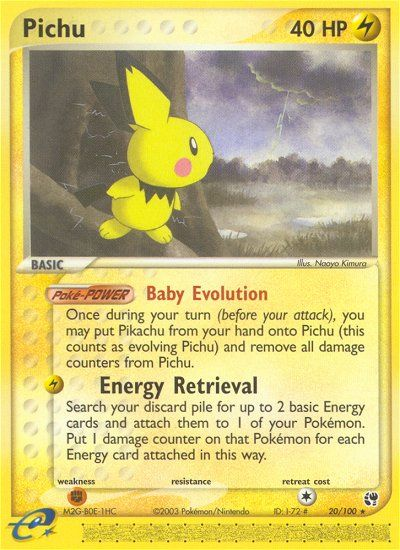 Pichu 20/100 Sandstorm