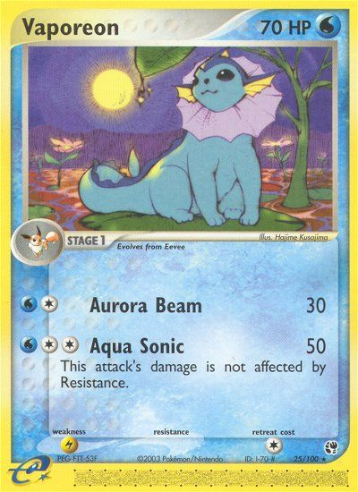 Vaporeon 25/100 Sandstorm