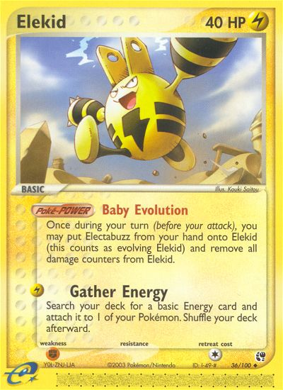 Elekid 36/100 Sandstorm