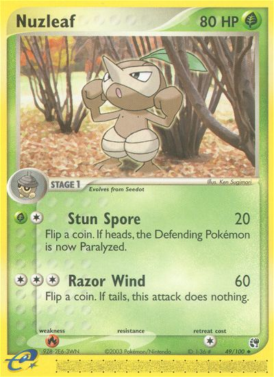 Nuzleaf 49/100 Sandstorm