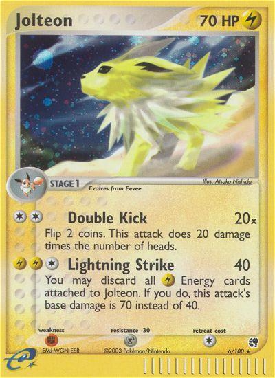 Jolteon 6/100 Sandstorm