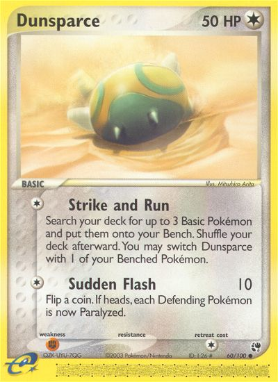 Dunsparce 60/100 Sandstorm