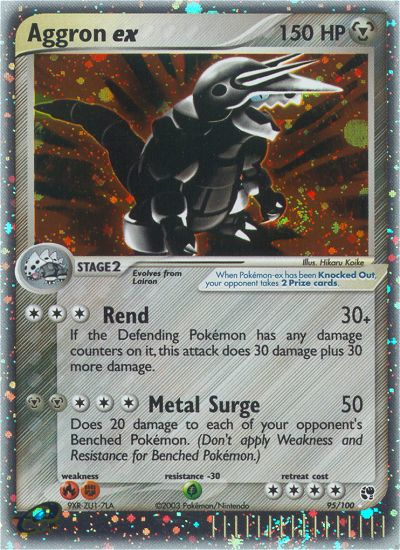 Aggron ex 95/100 Sandstorm