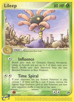 Lileep 42/100 Sandstorm
