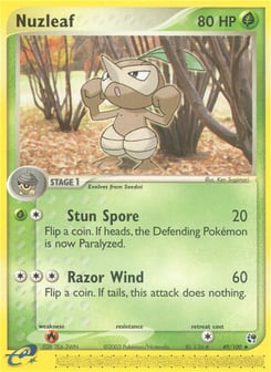 Nuzleaf 49/100 Sandstorm
