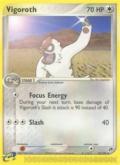 Vigoroth 52/100 Sandstorm