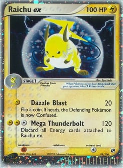 Raichu ex 98/100 Sandstorm
