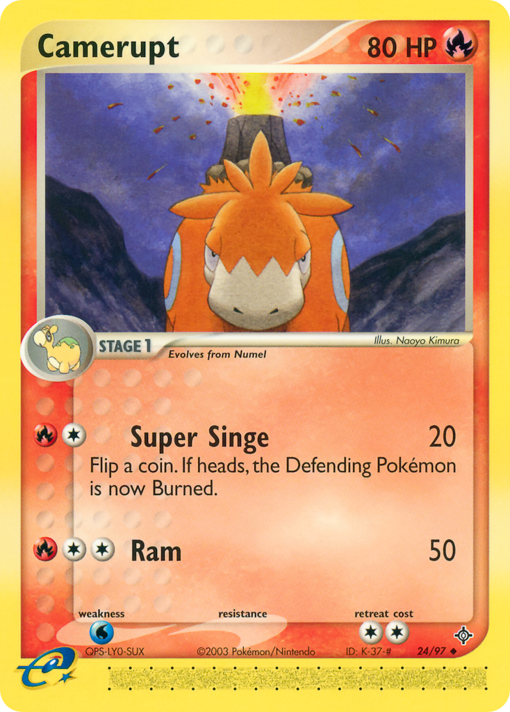 Camerupt 24/97 Dragon
