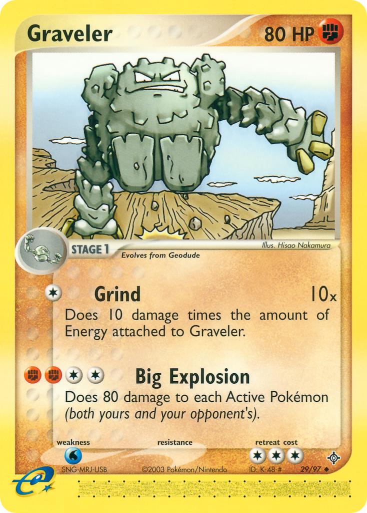 Graveler 29/97 Dragon