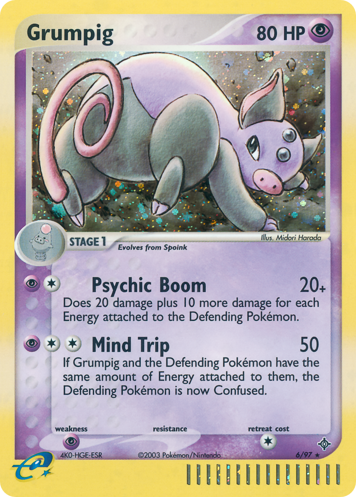 Grumpig 6/97 Dragon