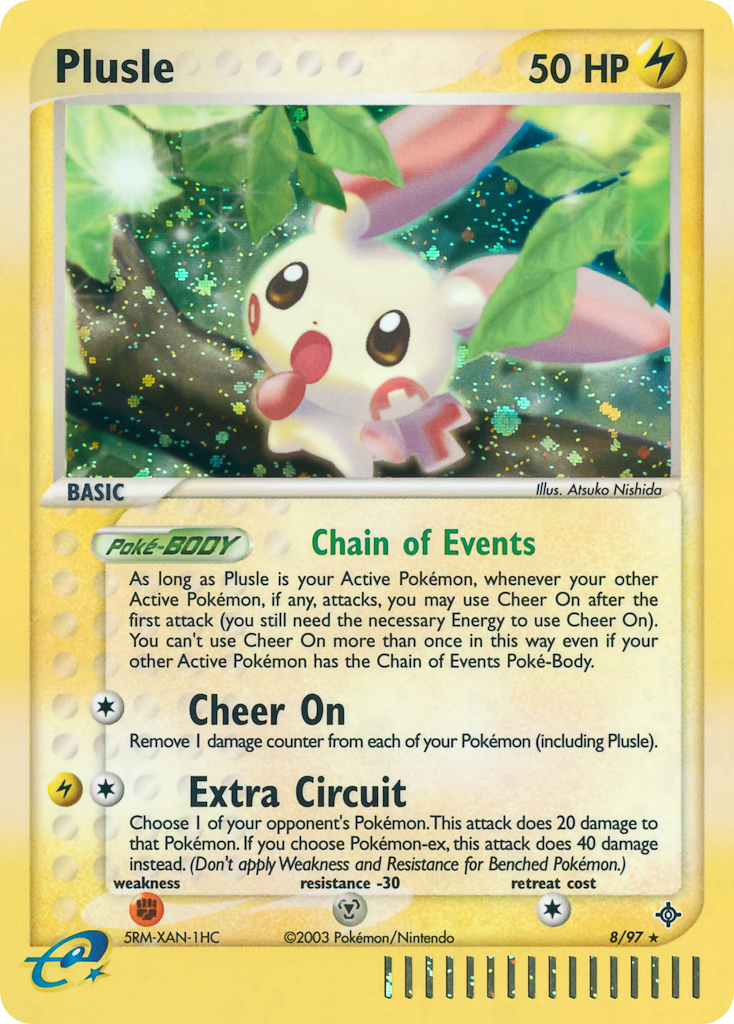 Plusle 8/97 Dragon